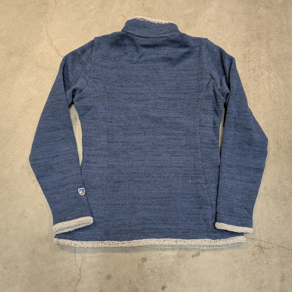Kuhl Blue Half-Zip Women's M Sweater Pullover Preppy Outdoor - Picture 4 of 7